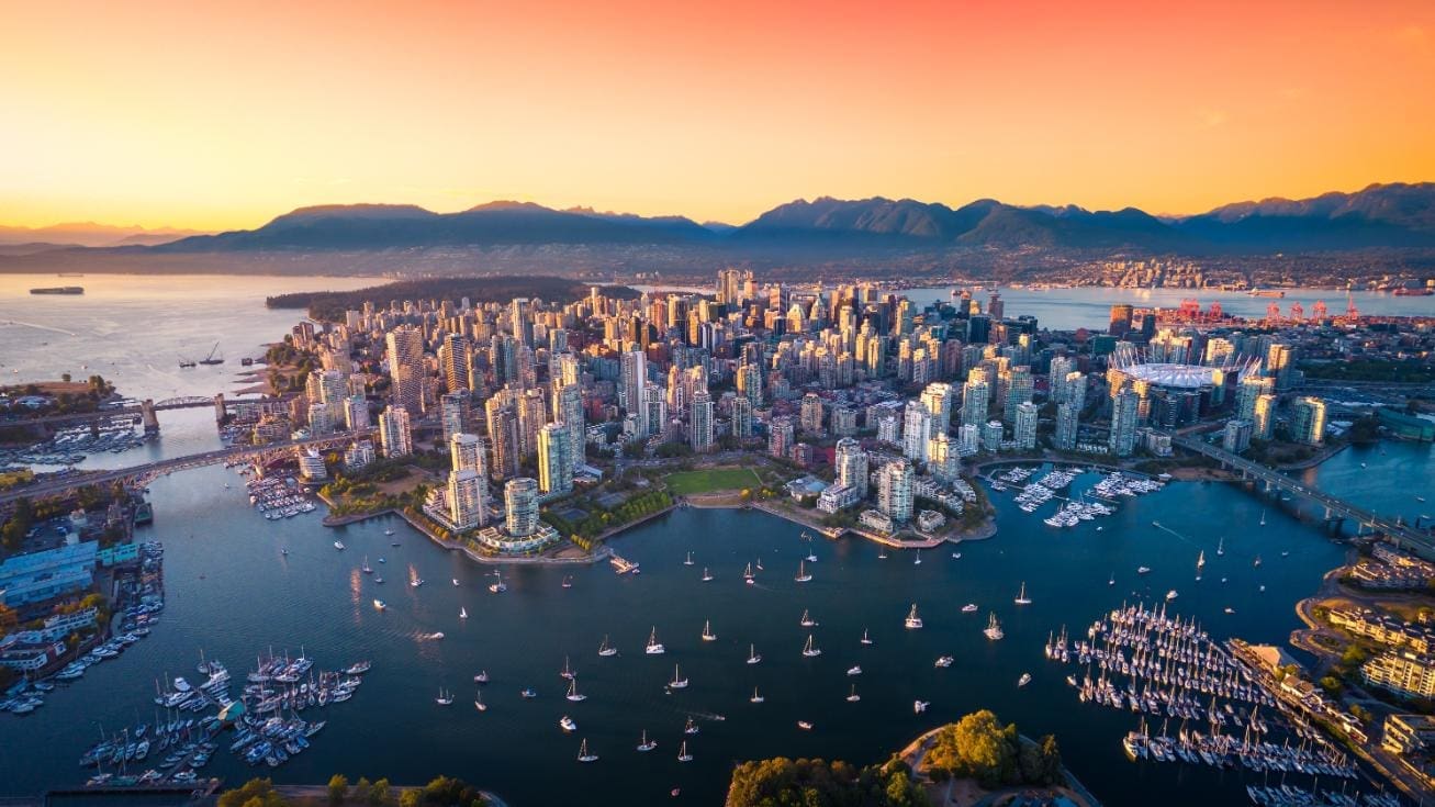 Downtown Vancouver street view
